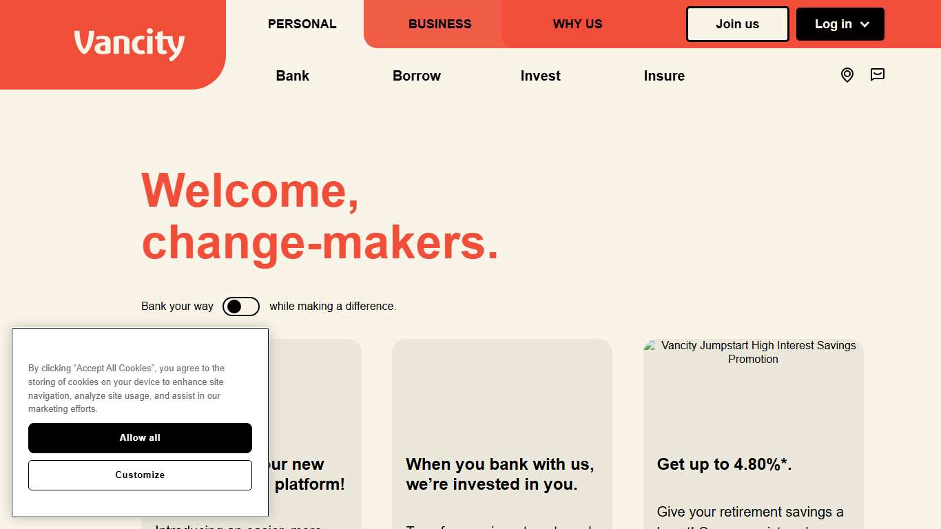 Vancity - Be a financial force for change.